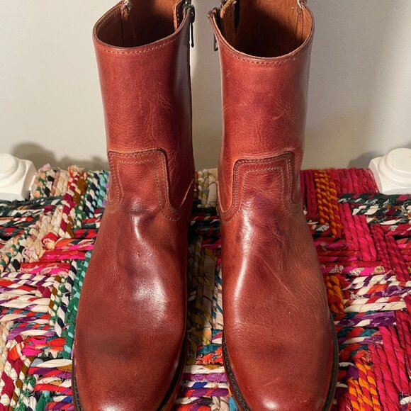 [SOLD] FRYE Campus Mid Calf Boot with Inside Zipper - Mens  Size: 9.5 - Picture 8 of 16